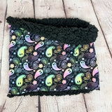Paisley Ghost snood scarf