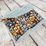 Dog Breeds grey snood scarf