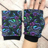 Serpent ouija planchette fingerless gloves