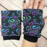 Serpent ouija planchette fingerless gloves