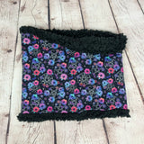 Witch Floral Pentackle snood scarf