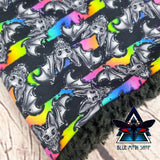 Rainbow Bats snood scarf