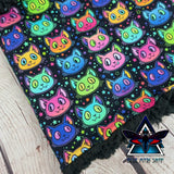 Rainbow cats snood scarf