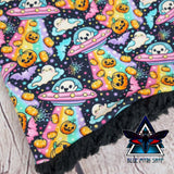 UFO Halloween snood scarf