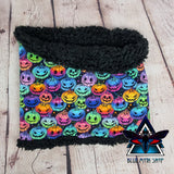 Rainbow Pumpkins snood scarf