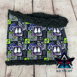 No feet Beetlejuice snood scarf