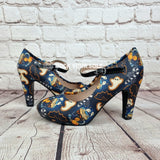 Christmas Ghost Tea 4inch heels with staps