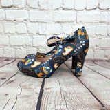 Christmas Ghost Tea 4inch heels with staps