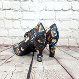 Christmas Ghost Tea 4inch heels with staps