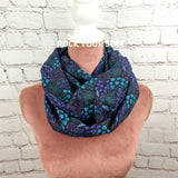 Minimal Floral Fern infinity scarf