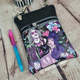 Showtime Beetlejuice Faux Leather Crossbody Phone Bag