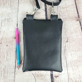 No Feet Beetlejuice Faux Leather Crossbody Phone Bag
