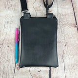 Wednesday Faux Leather Crossbody Phone Bag