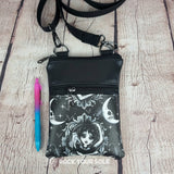 Wednesday Faux Leather Crossbody Phone Bag