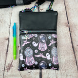 Spooky Gumball Machine Faux Leather Crossbody Phone Bag