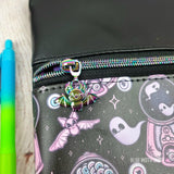 Spooky Gumball Machine Faux Leather Crossbody Phone Bag