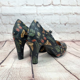 Nature Mushrooms 4inch heels with staps
