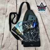 Black Cats Mini Travel Sling Bag