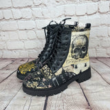 Nevermore Raven ankle boots