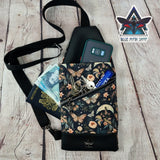 Floral Butterfly Mini Travel Sling Bag