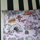 Lilac Pumpkin Patch Soft Cushion