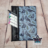 Crow Notebook with removable cover A5