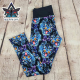 Derpy Tiger K Pop demon hunters kids leggings