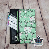 Kawaii Frogs Notebook with removable cover A5