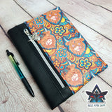 Groovy Highland Cow Notebook with removable cover A5