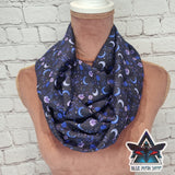 Purple Moons infinity scarf