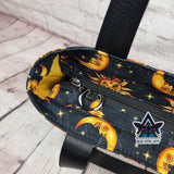 Celestial Sun Moon Tote Bag with Zip