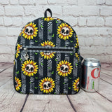Skull Sunflower Handmade Backpack