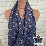 Purple Moons infinity scarf