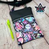 Neon Crew Faux Leather Crossbody Phone Bag