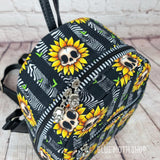 Skull Sunflower Handmade Backpack