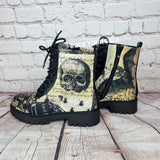 Nevermore Raven ankle boots