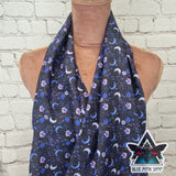 Purple Moons infinity scarf