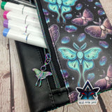 Lunar Moth Notebook with removable cover A5