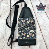 Floral Butterfly Mini Travel Sling Bag