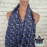 Purple Moons infinity scarf
