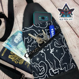 Black Cats Mini Travel Sling Bag