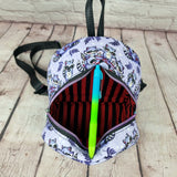 Raccoon Summoning Circle Handmade Backpack