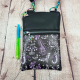 It's Freaking Bats Faux Leather Crossbody Phone Bag