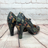 Nature Mushrooms 4inch heels with staps