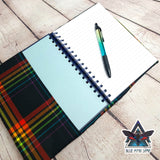 Groovy Highland Cow Notebook with removable cover A5