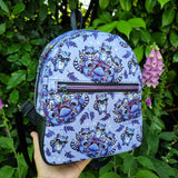 Raccoon Summoning Circle Handmade Backpack