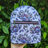 Raccoon Summoning Circle Handmade Backpack
