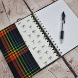 Foxglove Flower Notebook with removable cover A5
