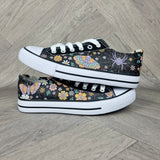 Autumn Floral Moth women sneakers