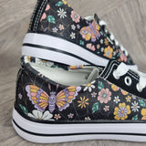Autumn Floral Moth women sneakers